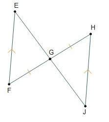 Geometry which congruence theorems can be used to prove △efg ≅ △jhg? check all that apply. a) hl b)