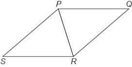 What is the measure of ∠spq in this rhombus? m∠spr=(2x+13)° m∠qpr=(3x−12)° enter your answer in the