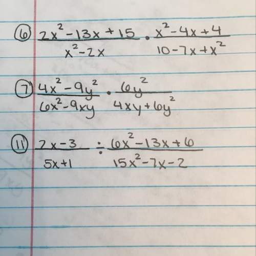 Could someone with these three problems? they are simplifying expressions by factoring. you so m