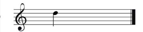 What is the letter name for the note shown above? c d e f