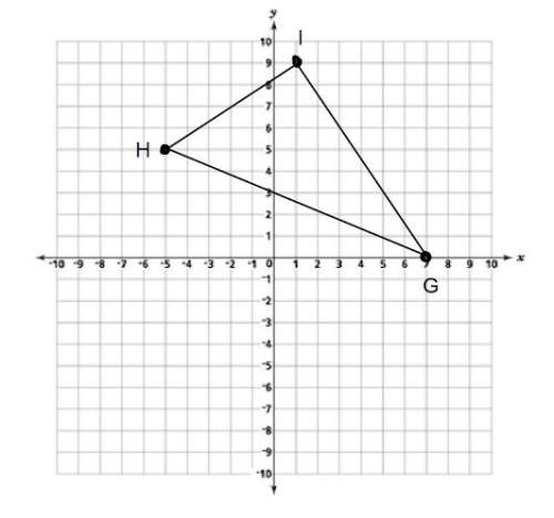 11. given triangle ghi with g(7, 0), h (-5, 5) and i (1, 9), find the slope of a line perpendicular