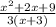 \frac{x^2+2x+9}{3(x+3)}