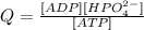 Q=\frac{[ADP][HPO_4^{2-}]}{[ATP]}