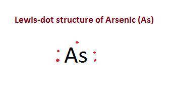 What is the correct lewis structure for group 5a element, arsenic?  a b c d