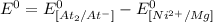 E^0=E^0_{[At_2/At^-]}- E^0_{[Ni^{2+}/Mg]}