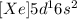 [Xe]5d^{1}6s^2