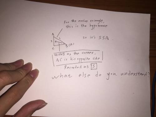 Explain why you need to look out for ssa when using the law of sines to find an angle measurment in