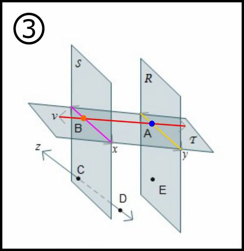 Need    planes s and r both intersect plane t . which statements are true based on the diagram?  che