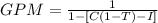 GPM = \frac{1}{1-[C(1-T)-I]}