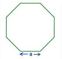 Find the area of an octagon whose perimeter is 120 cm.