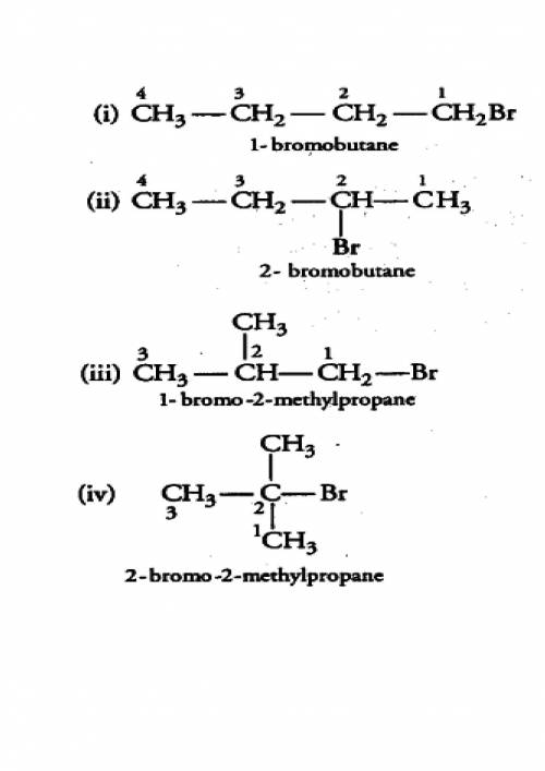 There are four compounds with the formulac4h9br. list them in order ofdecreasing activity in an sn2