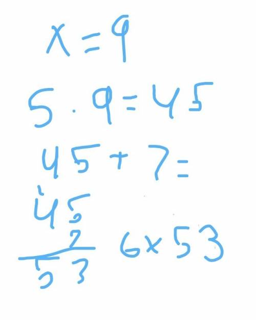 6(7+5×)=3126 parentheses 7 + 5x parentheses equal 312