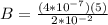B = \frac{(4*10^{-7})(5)}{2*10^{-2}}