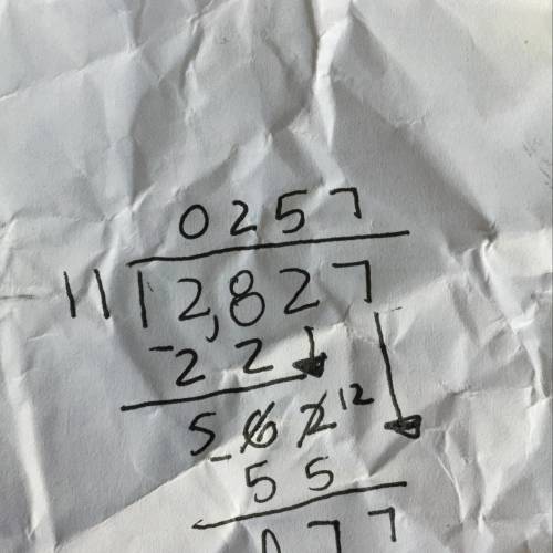 11÷2827 can you   me with this math problem