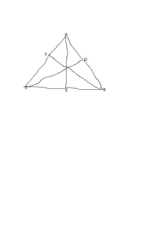 Amedian of a triangle is a line segment joining a vertex to the midpoint of the opposite side. find