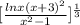 [\frac{ln x(x + 3)^2}{x^2 - 1}]^\frac{1}{3}
