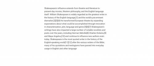 How do the shakespeare quotes following paragraph 11 contribute to the development of ideas in the t