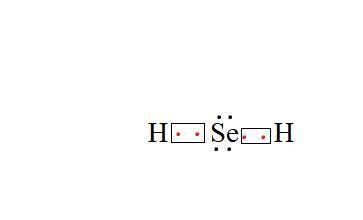 Draw the lewis structure for the molecule containing two h and one se atoms. how many single bonds,