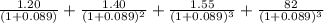 \frac{1.20}{(1+0.089)}+\frac{1.40}{(1+0.089)^2}+\frac{1.55}{(1+0.089)^3}+\frac{82}{(1+0.089)^3}