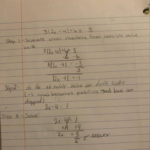 How do you solve an absolute value inequality equation