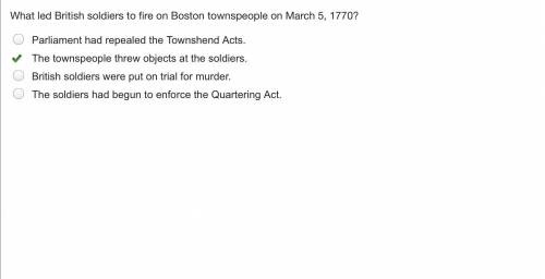 What led british soldiers to fire on boston’s townspeople on march 5, 1770?
