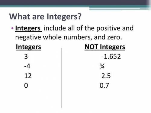Name one number that is a negative number but is not a negative integer, explain your answer.