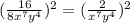 (\frac{16}{8 x^{7} y^{4} })^{2}=(\frac{2}{x^{7} y^{4} })^{2}