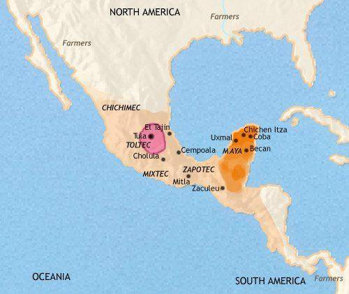 Which pre-columbian civilization was the earliest to exist?  a) aztec eliminate b) inca c) maya d) t