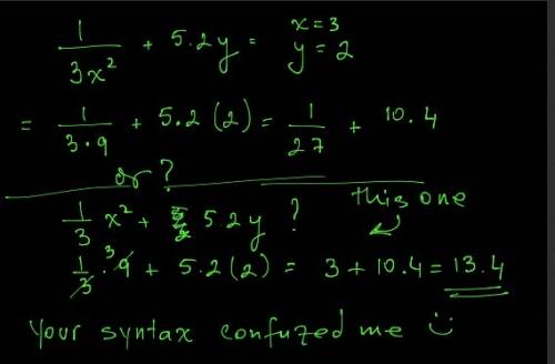 Which statement best describes the expression 3 + y ÷ 2?  the quotient of 2 and the sum of 3 and y t