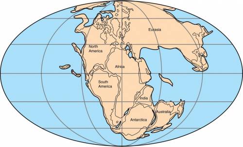 3. according to the theory of continental drift, what did the earth’s continents look like 255 milli