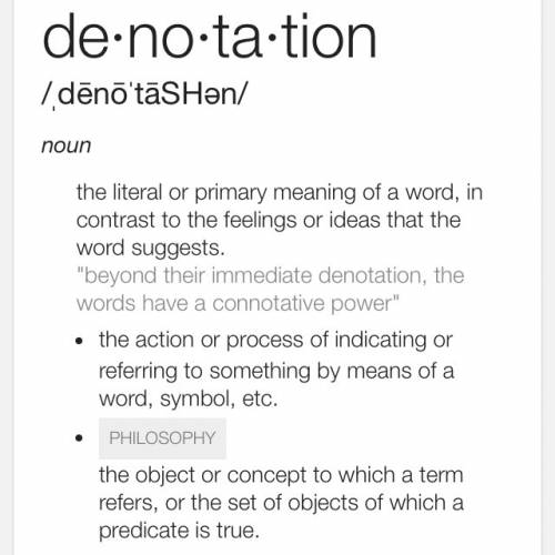 What is the denotation of the word new york city?
