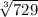 \sqrt[3]{729}