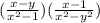 (\frac{x-y}{x^2-1})(\frac{x-1}{x^2-y^2} )