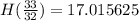 H(\frac{33}{32})=17.015625