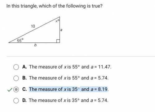 Hell  will give more than 5 point in this triangle, which of the following is true?  **apex** | mult