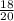 \frac{18}{20}