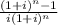 \frac{(1+i)^n-1}{i(1+i)^n}