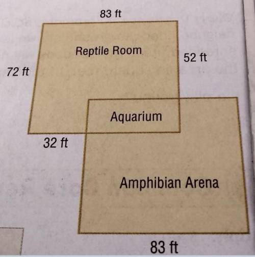 At the local zoo, the aquarium can be seen from the reptile room and the amphibian arena. what is th