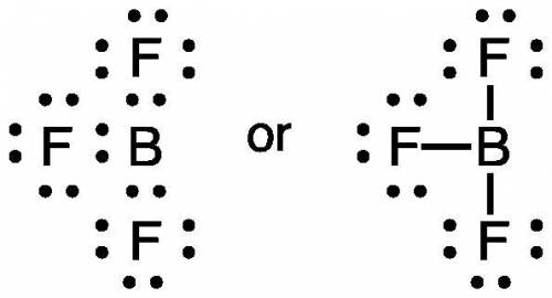 How do you draw out a lewis dot structure, bf3 for example