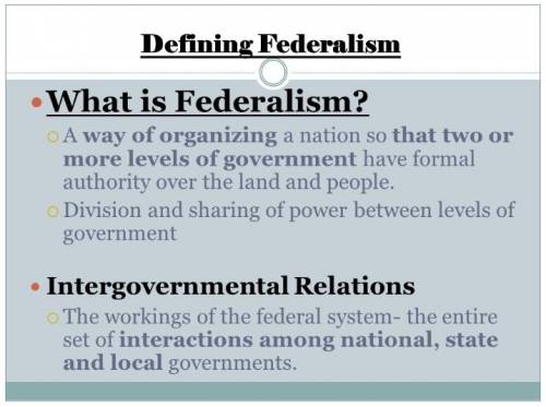 How does power flow through our system of government?