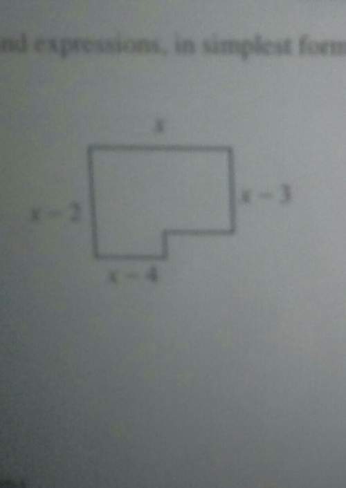 Iam supposed to find an expression in simplest form for the perimeter of the shape. i don't understa