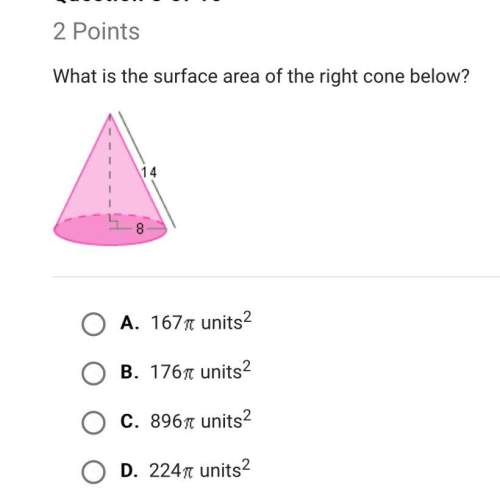 What is the surface area of the right cone below? asap