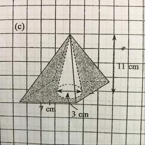 Find the volume of the shaded area. ( meee 12 pointsss)