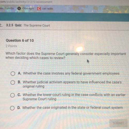 Which factor does the supreme court generally consider?