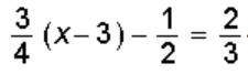 What is the least common denominator in the equation below? 1) 2 2) 9 3) 12 4) 36