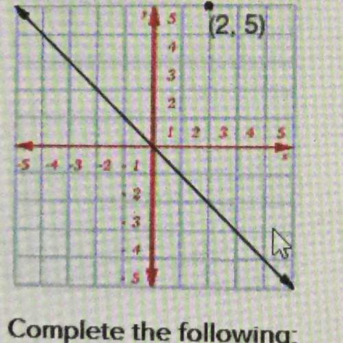 25 ! in the graph below, line k, y=-x makes a 45° angle with the x- and y-axis. complete the follow