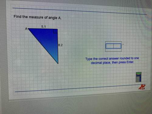 How can i find the measure of angle a?