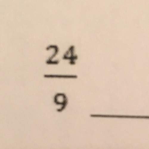 Write the mixed number equivalent for improper fraction