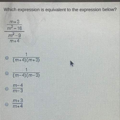 Which expression is equivalent to the expression below?