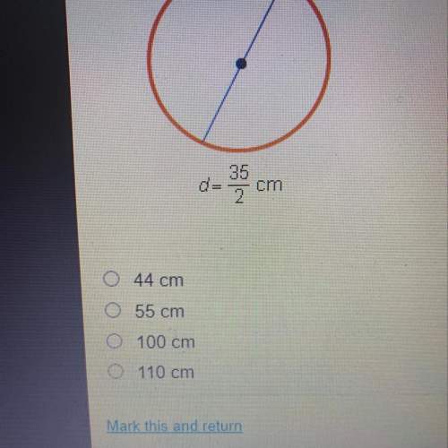 What is the circumference of the circle? use 22/7 for pi